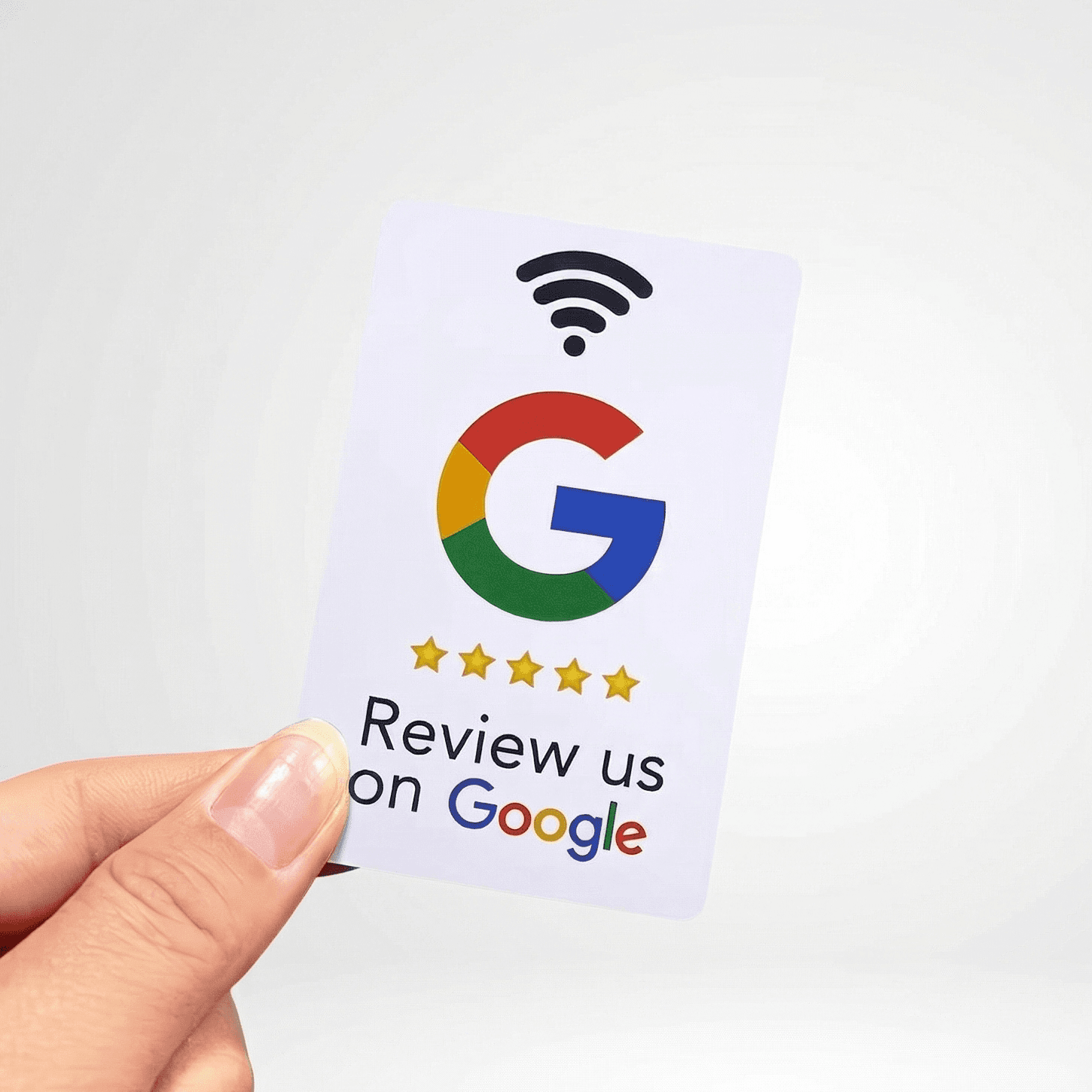 NFC Review Card — White