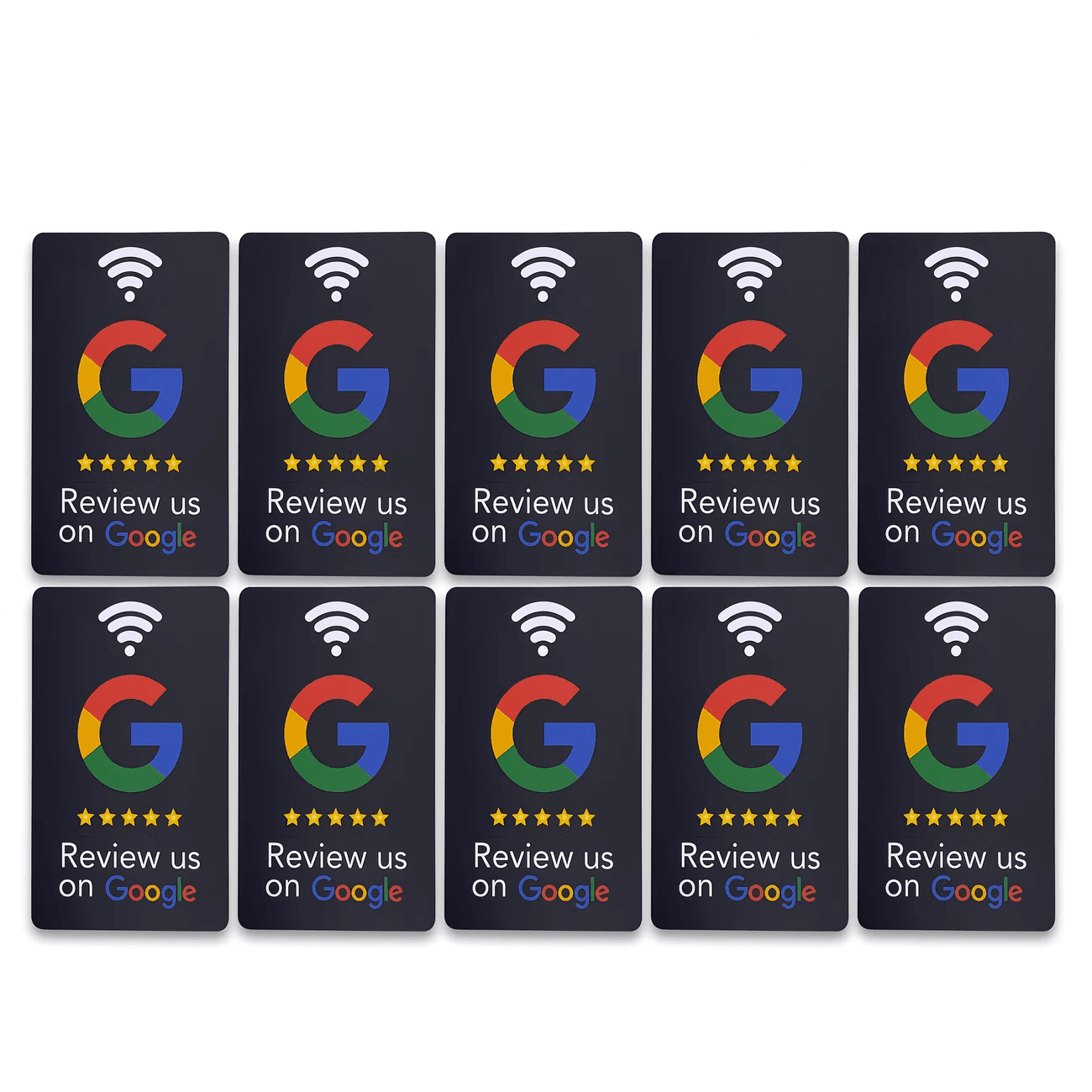 NFC Review Card — Black (10 Pack)